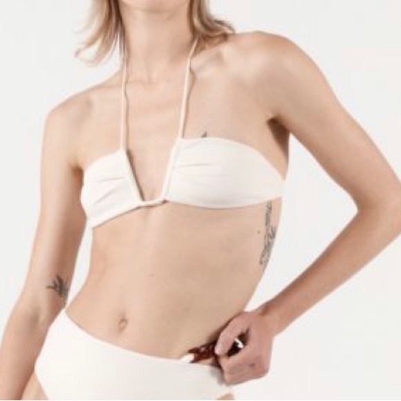 Ziah x St. Agni BNWT “the Neal” halter top. Ecru boucle - small - Picture 3 of 6